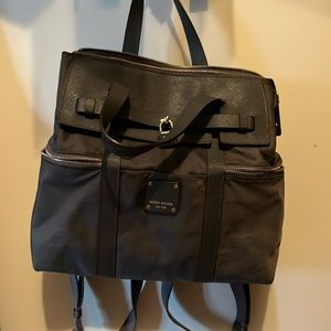 Henri Bendel jet setter backpack grey used